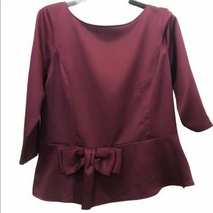 Ann Taylor top NWT purple size 12P